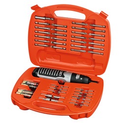 Black and Decker - EL 54 Piece Alkaline Screwdriver and Screwdriving Set - A7071