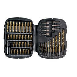 Black and Decker - EL 50 Piece Metal Titanium Drilling  Screwdriving Bit Set - A7093