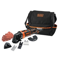 Black and Decker - EL 300W oscillating tool plus 12 accessories and robust storage bag - MT300SA