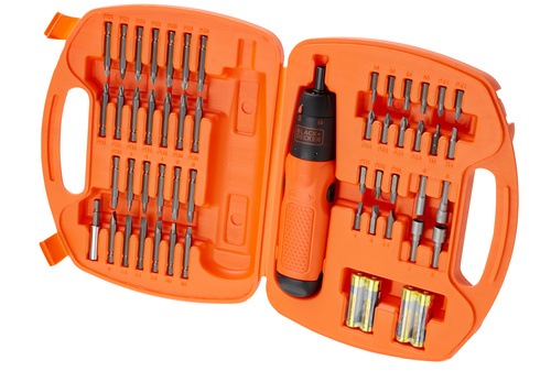 Black and Decker - EL 54 Piece Alkaline Screwdriver and Screwdriving Set - A7071