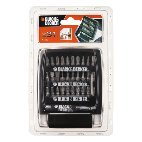 Black and Decker - EL 31 Piece Mixed Screwdriving Bit Sets - A7122
