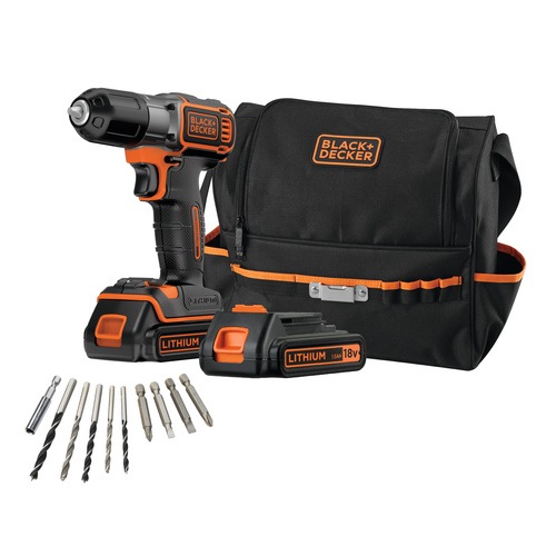 Black and Decker - 18V   Autosense   Autoselect  technology  2  10     - ASD18BSA