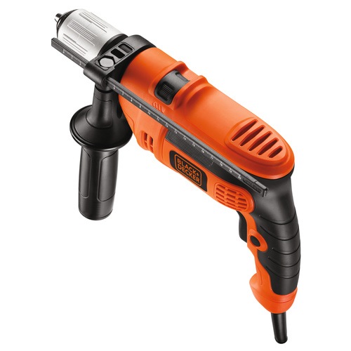 Black and Decker - EL 710W Corded Hammer Drill with 5 Accessories and Kitbox - CD714CRESKA