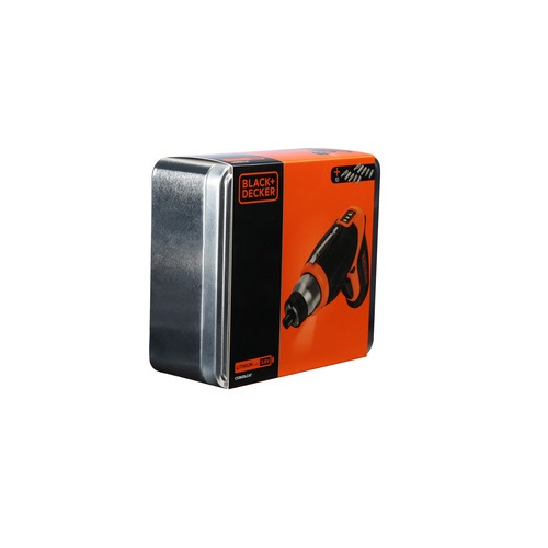 Black and Decker - EL 36V Lithium Screwdriver 10 accessories and storage tin - CS3653LCAT
