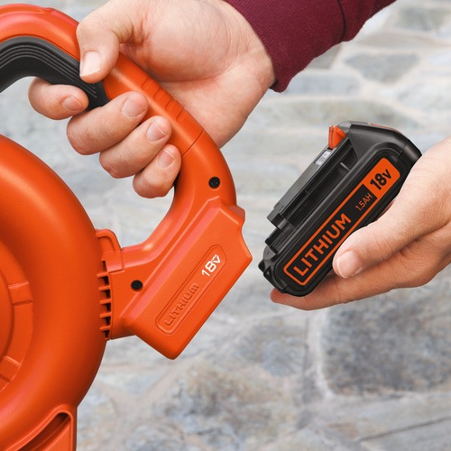 Black and Decker - EL 18V LiIon Cordless Sweeper 20Ah - GWC1800L20
