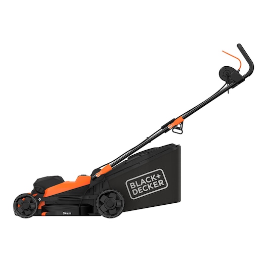BLACK+DECKER BEMWP340 34cm 1400W Corded Mower side view