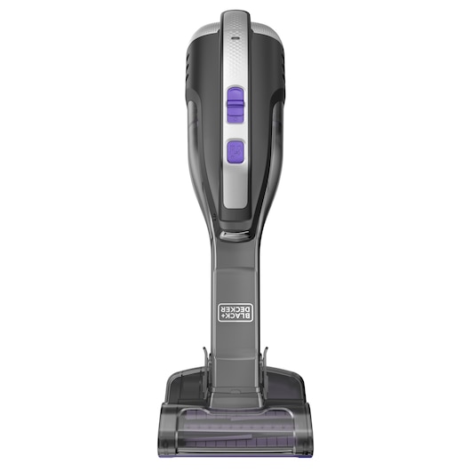 Cordless handheld vacuum cleaner with motorised pet brush attachment