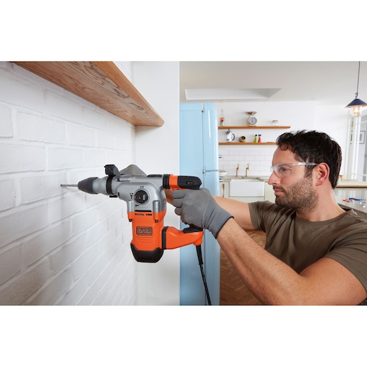 Πνευματικό Πιστολέτο ρεύματος 1250W με SDS Plus 1250W συν 2 τρυπάνια σε κιτ