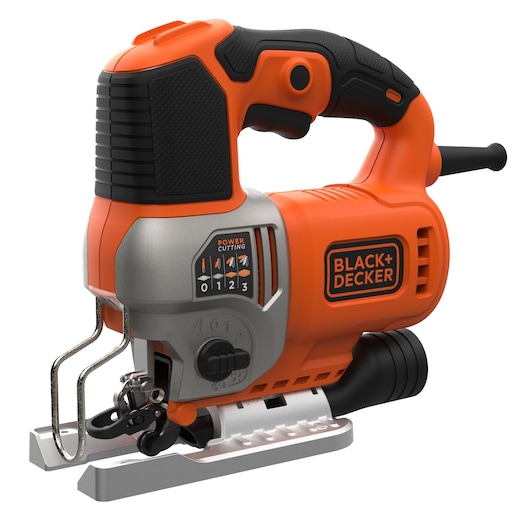 BLACK+DECKER 650W Σέγα Εκκρεμούς κίνησης ρεύματος με 2 λεπίδες και Κασετίνα