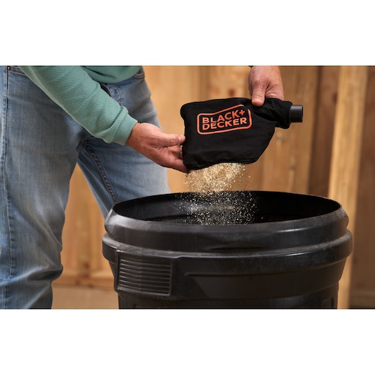 BLACK+DECKER Mitre saw dust bag