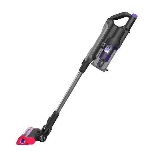 Side view of the BLACK+DECKER SUMMITSERIES select Pet cordless stick vacuum.