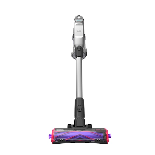 Front, low-angled view of the BLACK+DECKER SUMMITSERIES select Pet cordless stick vacuum.