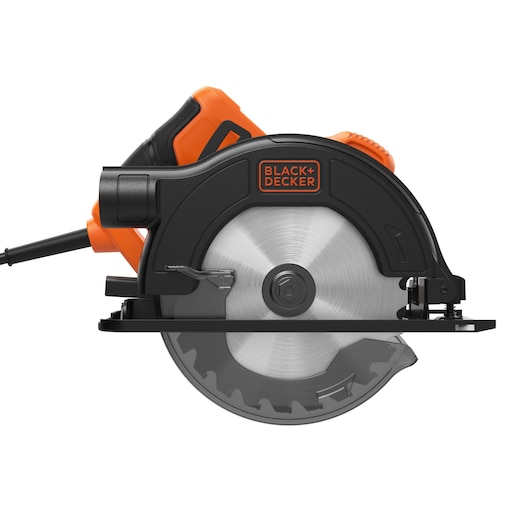 Side view of the BLACK+DECKER 1200W 165mm Circular Saw.